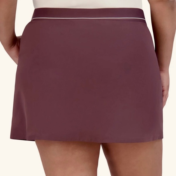 Soybu Resort Skort/Skirt with Shorts, Hand and Zippered Pockets, Purple, XXL NWT - Picture 2 of 15